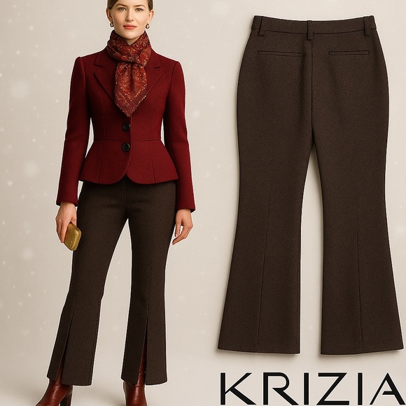 VTG Krizia,What a Find!These Pants are Absolutely Fun,Funky & Fabulous, Size 44 - Picture 3 of 14